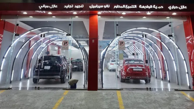 واجهة جونسون القناع الشفاف لحماية السيارات في حي العليا بالخبر