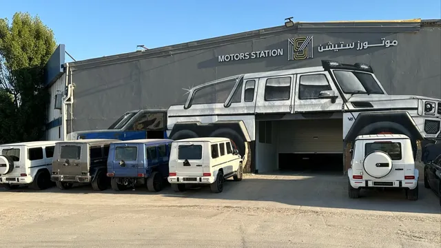 واجهة مركز موتورز ستيشن لحماية السيارات في حي الفيصلية بالرياض