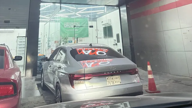 واجهة نانو شيلد لحماية السيارات في حي الراكة الجنوبية بالخبر