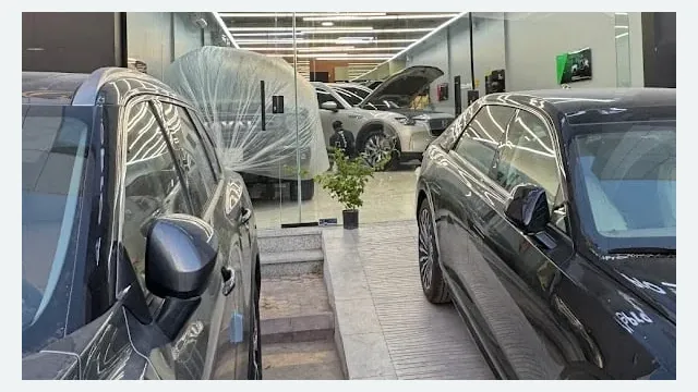 واجهة راين برو – فرع مخرج 11 لحماية السيارات في حي الروضة بالرياض