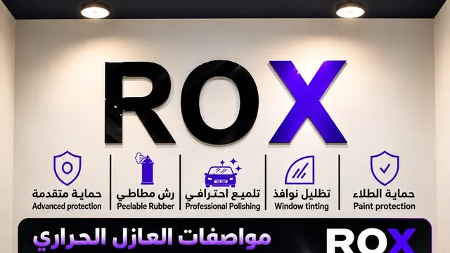 واجهة ROX لحماية السيارات في حي نخب بالطائف